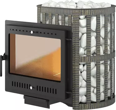 Дровяная печь 20 кВт Везувий