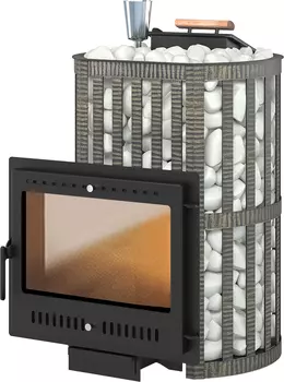 Дровяная печь 20 кВт Везувий