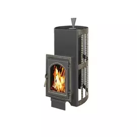 Дровяная печь 25 кВт Везувий
