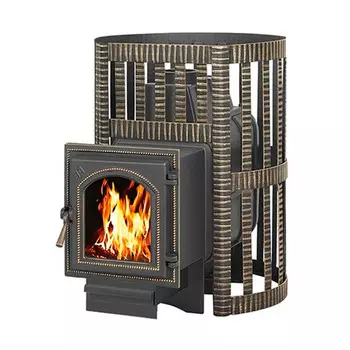 Дровяная печь 20 кВт Везувий