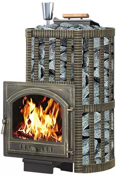 Дровяная печь 30 кВт Везувий