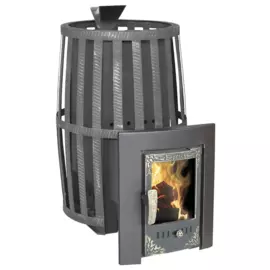 Дровяная печь-камин Берёзка