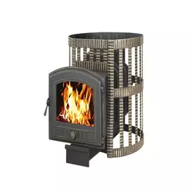 Дровяная печь 20 кВт Везувий