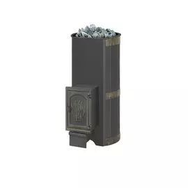 Дровяная печь 25 кВт Везувий