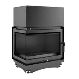 Угловая левая дровяная топка Kratki