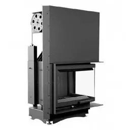 Угловая правая дровяная топка Kratki