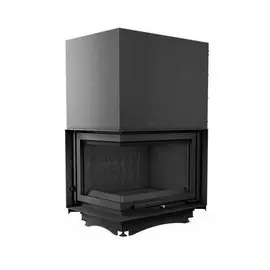 Угловая левая дровяная топка Kratki