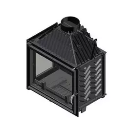 Угловая левая дровяная топка Kratki