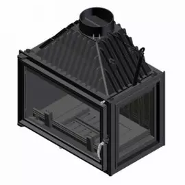 Угловая правая дровяная топка Kratki