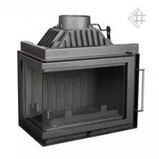 Угловая левая дровяная топка Kratki