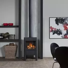 Панорамный газовый камин Faber