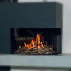 Панорамный газовый камин Faber