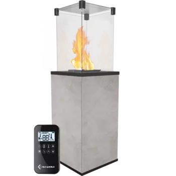 Газовый уличный обогреватель мощностью 8-10 кВт Kratki