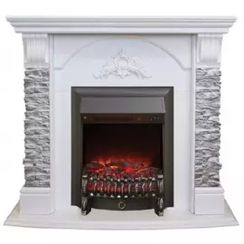 Электрический камин (очаг+портал) с эффектом живого огня Real-Flame