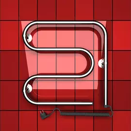 Электрический м образный полотенцесушитель Двин