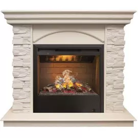 Электрокамин 3D со звуком Real-Flame