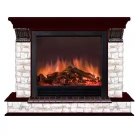 Электрокамин с широким очагом 2D Glenrich