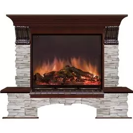 Электрокамин с широким очагом 2D Glenrich
