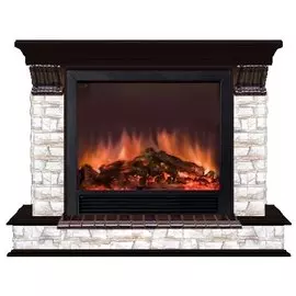 Электрокамин с широким очагом 2D Glenrich