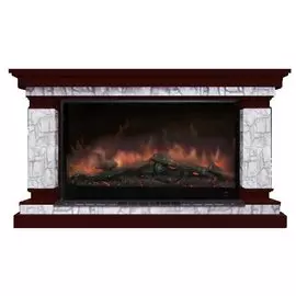 Электрокамин с широким очагом 2D Glenrich