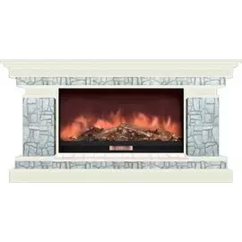 Электрокамин с широким очагом 2D Glenrich
