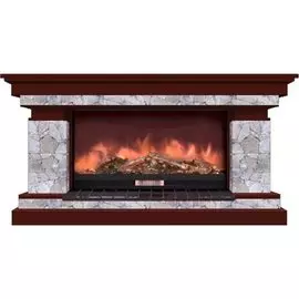 Электрокамин с широким очагом 2D Glenrich