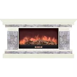 Электрокамин с широким очагом 2D Glenrich