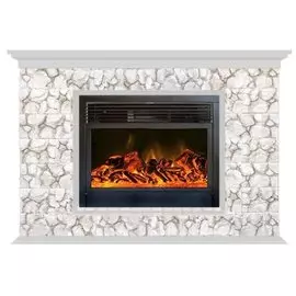 Электрокамин с широким очагом 2D Glenrich
