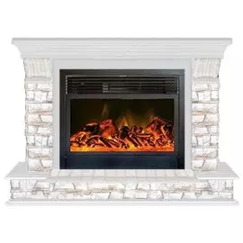 Электрокамин с широким очагом 2D Glenrich