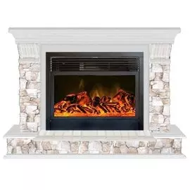 Электрокамин с широким очагом 2D Glenrich