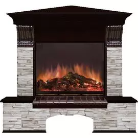 Электрокамин с широким очагом 2D Glenrich
