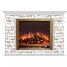 Электрокамин с широким очагом 2D Glenrich