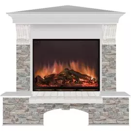 Электрокамин с широким очагом 2D Glenrich