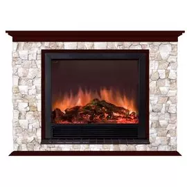 Электрокамин с широким очагом 2D Glenrich