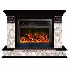 Электрокамин с широким очагом 2D Glenrich