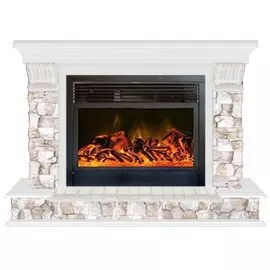 Электрокамин с широким очагом 2D Glenrich