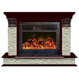 Электрокамин с широким очагом 2D Glenrich