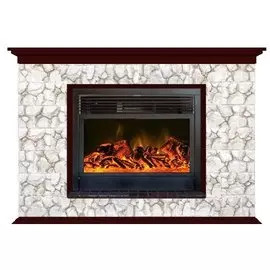 Электрокамин с широким очагом 2D Glenrich