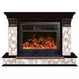 Электрокамин с широким очагом 2D Glenrich