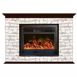 Электрокамин с широким очагом 2D Glenrich