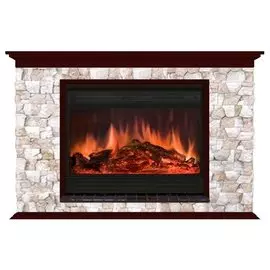 Электрокамин с широким очагом 2D Glenrich