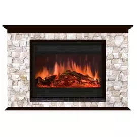 Электрокамин с широким очагом 2D Glenrich