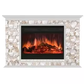 Электрокамин с широким очагом 2D Glenrich