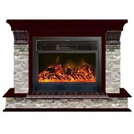 Электрокамин с широким очагом 2D Glenrich