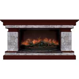 Электрокамин с широким очагом 2D Glenrich