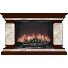 Электрокамин с широким очагом 2D Glenrich