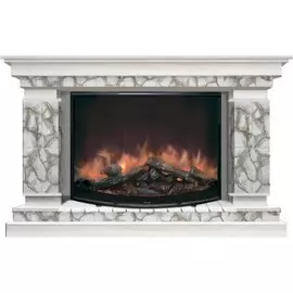 Электрокамин с широким очагом 2D Glenrich