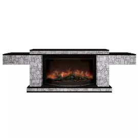 Электрокамин с широким очагом 2D Glenrich