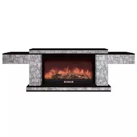 Электрокамин с широким очагом 2D Glenrich