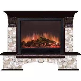 Электрокамин с широким очагом 2D Glenrich